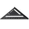Protractor d'angle pour toiture 7 pouces Alliage d'aluminium Oxydation noire  (  )