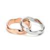 Titanium Steel Mobius Ring Couple Matching Jewelry Elegant Index Finger Ring for Men Women