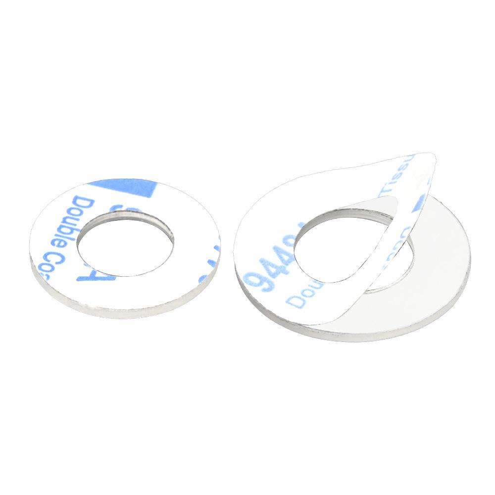 Yigu Transparent PVC Adhesive Flat Washer - Plastic Round Ring M2M3M5, Single-Sided Adhesive Screw Washer
