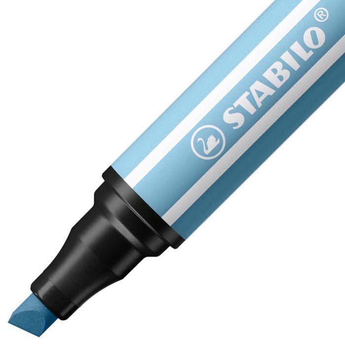 Feutres - stabilo - pen 68 max arty - 12 pcs - pointe biseautée - 12 couleurs