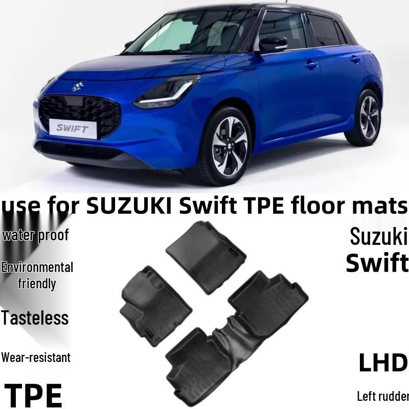 Suzuki Swift 2019-2025 TPE All-Weather 3D Waterproof Floor Mats