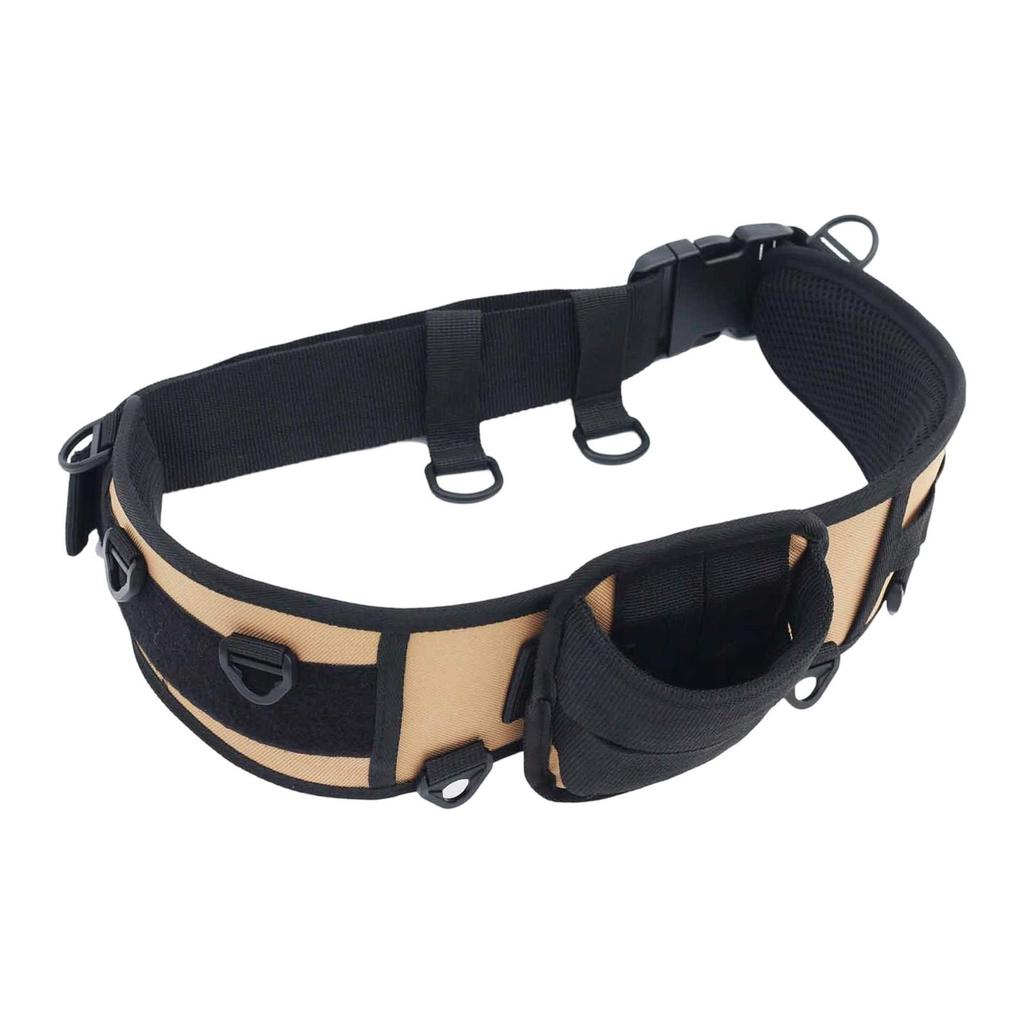 Fishing Fighting Waist Belt Rod Holder, Multiple Hooks, Professional Lightweight for Outdoor, Fishermen, Hiking Boat Fishing,