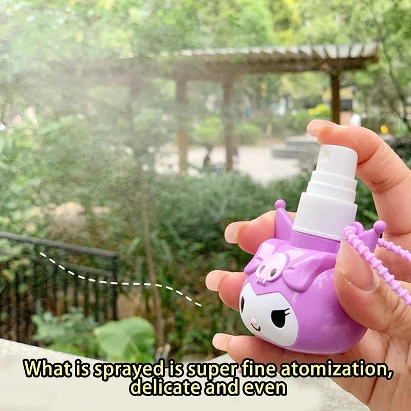 50Ml Kawaii Anime Spray Bottle Kuromi Cinnamoroll My Melody Student Travel Portable Cosmetics Perfume Alcohol Press Bottl