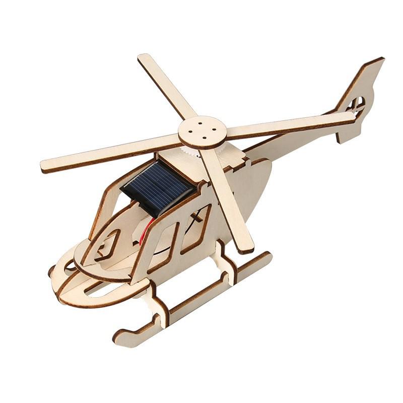 DIY Solar-Powered Airplane Helicopter Science Kit for Kids