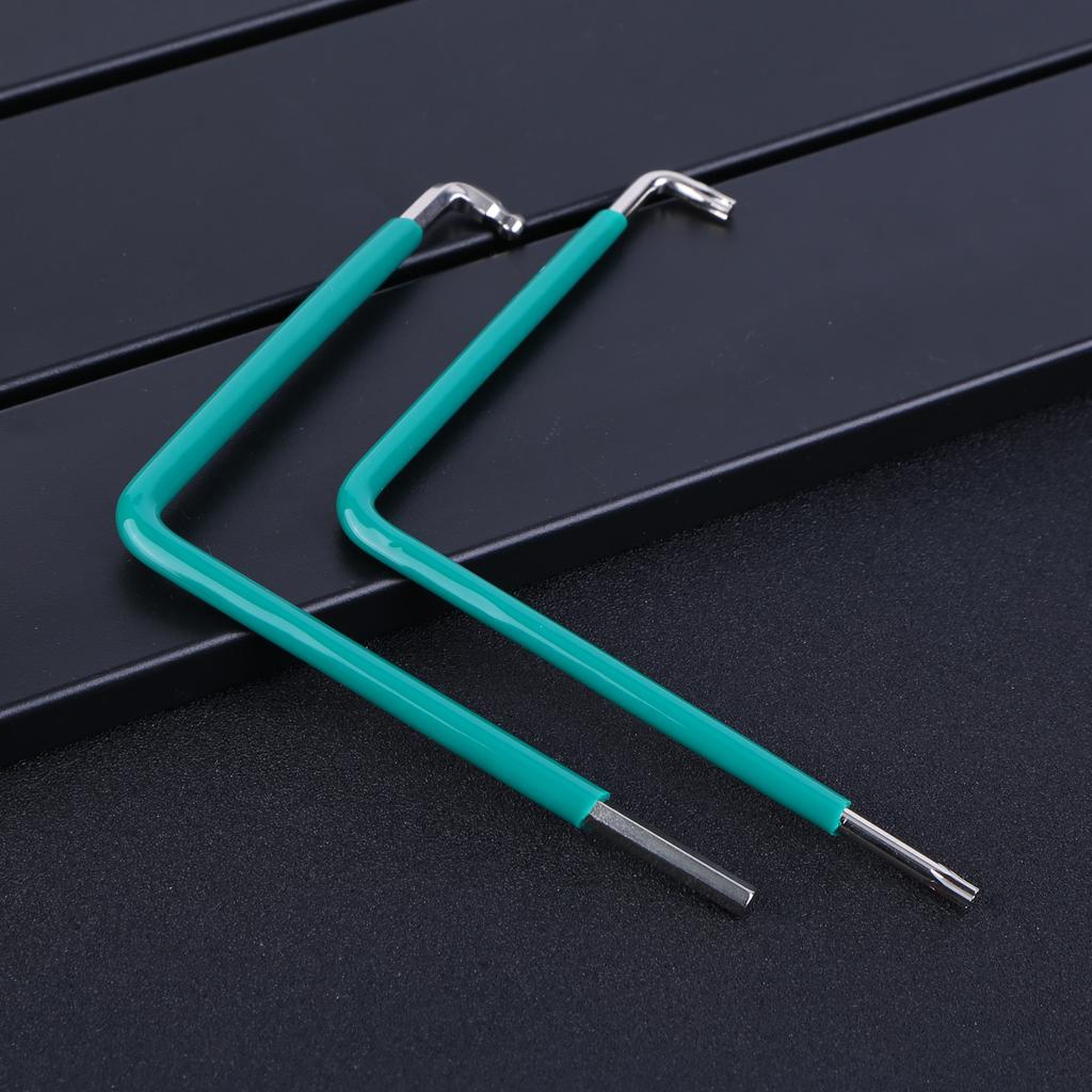 2-teiliges Fensterverstellungswerkzeug-Set mit Torx TX15, Sechskant 4 mm & Kugelkopf 4 mm Fensterverstellungsschlüssel für Fahrradtürmontage