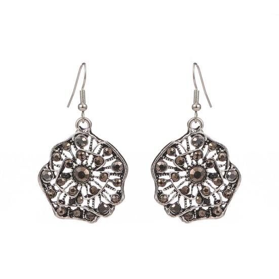 

1 пара висячих сережек, антиокислительные, противоаллергические, легко наносятся, висячие серьги в стиле бохо для девочек