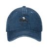 Felixing US Navy VF-31 Cat Baseball Caps Vintage Distressed Denim The Mig Hunter Sun Cap Outdoor Travel Adjustable Hat