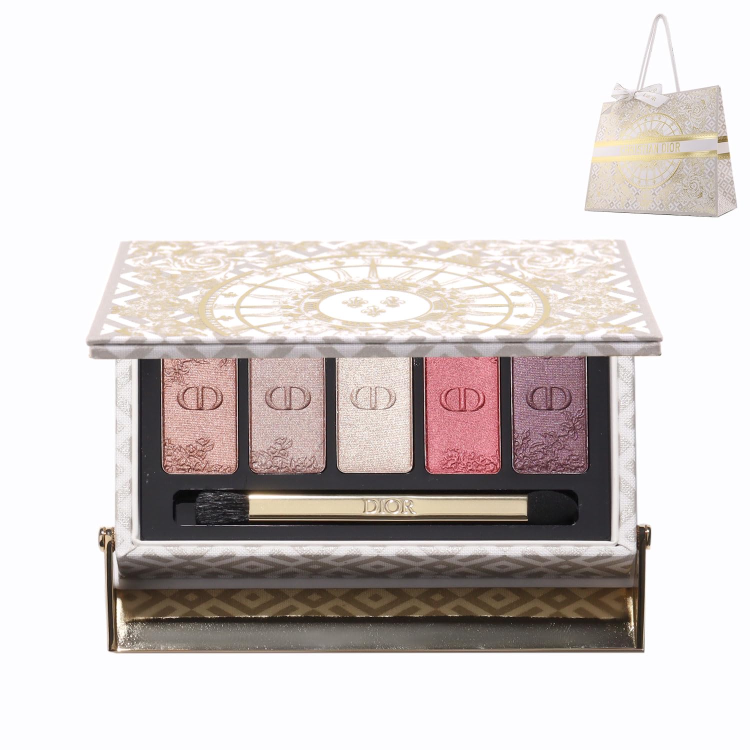 Bag Dior Eyeshadow Dior Ecrin Couture Eye Palette 2024 Christmas Gift Set Couture Eye [Gift Set/Shop Included] (Ecrin Palette)