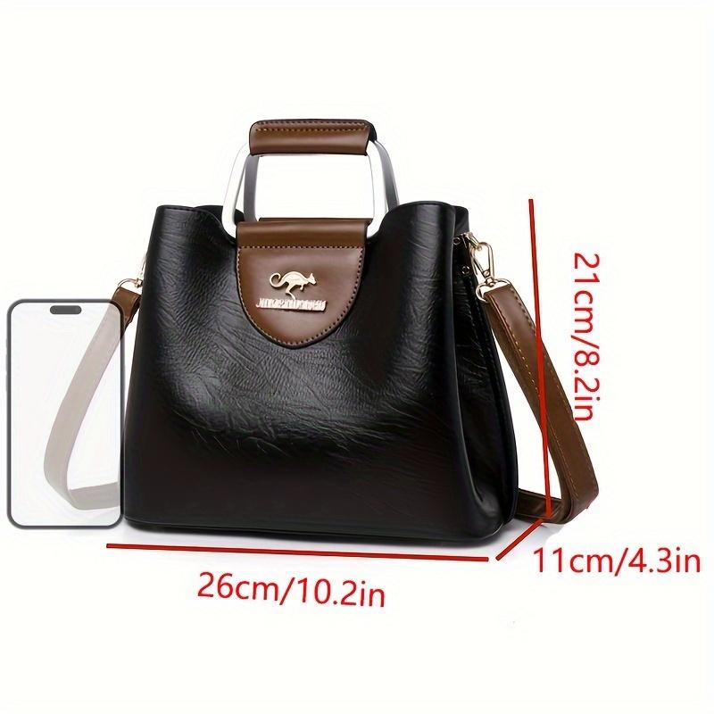 Women's Tote Bag with Multiple Pocket, Vintage Crossbody Bags for Women Daily Handbag Shoulder Bag, Phone Purse Pouch