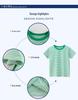 2022 Summer Korean Style Kids' Striped Short Sleeve T-shirt One Piece