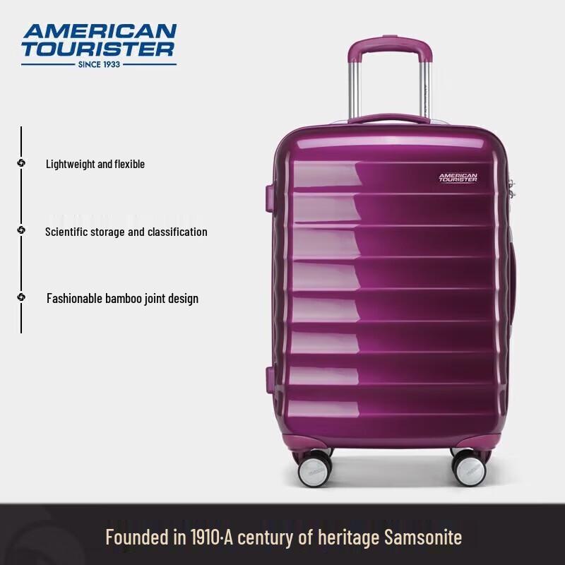 AMERICAN TOURISTER Stylish Lightweight Travel Suitcase