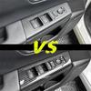 Carbon Fiber 4X Window Lift Switch Panel Cover Trim For Honda CR-V CRV 2023 2024
