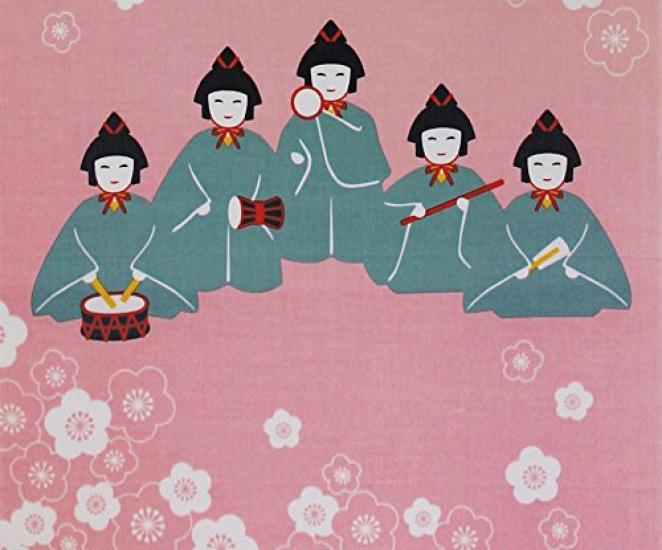 Maeda Senko Shikisaifu Tenugui "Doll's Festival"