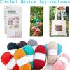 Beginner Crochet Kit For Adults Learn To Crochet Set 96X Crochet Tools Arts Crafts Crochet Hook Set Crocheting Kit For Beginners