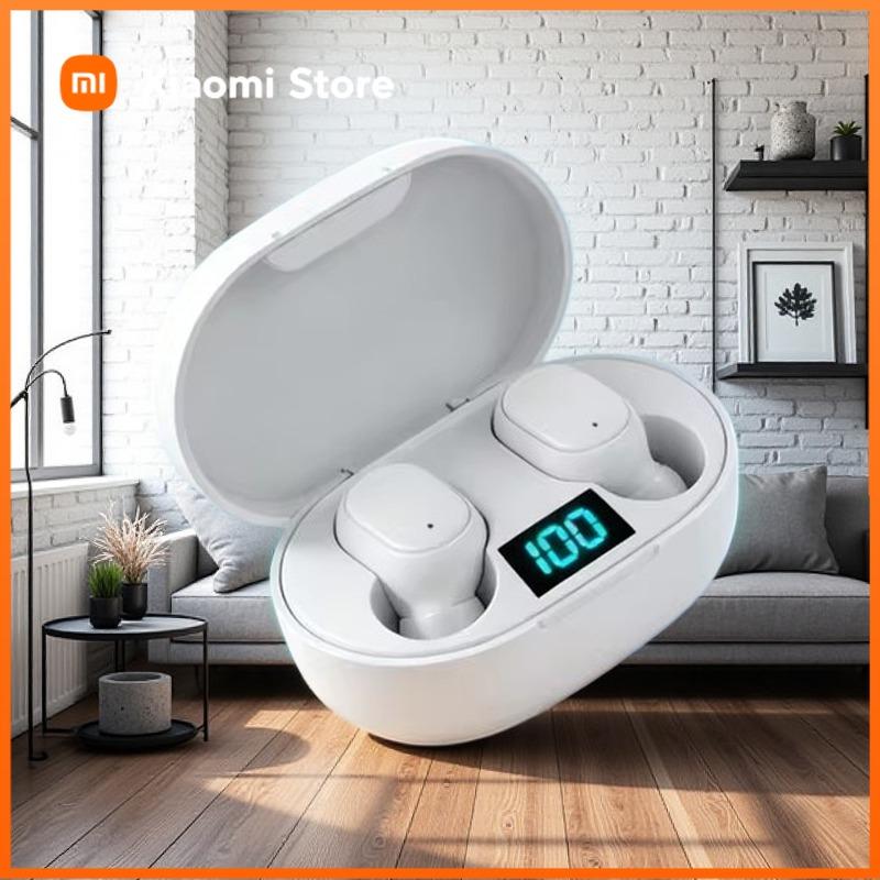 Xiaomi E6S TWS Earphones Wireless Bluetooth V5.1 Headset Noise Cancelling Headsets with Mic Sports Headphones For iPhone Xiaomi Redmi