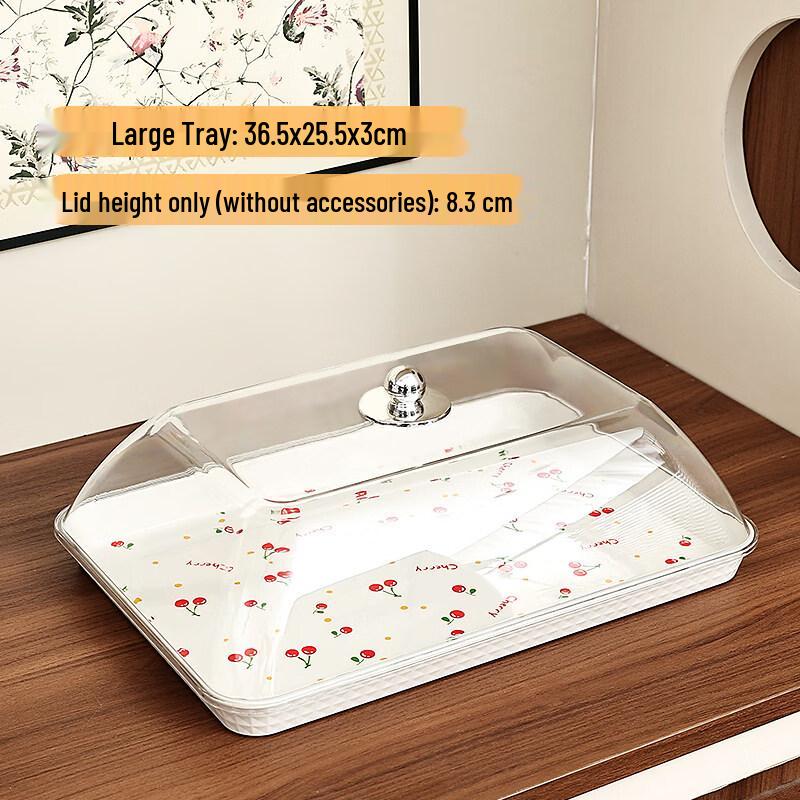 Jingbaodi Plastic Buffet Display Tray with Transparent Lid