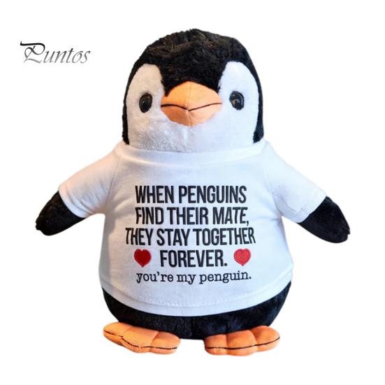 

Плюшевая кукла пингвина, милая мягкая игрушка-пингвин, которую можно обнимать, подарок на годовщину пингвина, подарки на День святого Валентина для нее и него S Penguin