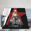 Super Soft Beyonce Cowboy Carter 2025 Tour Throw Blanket Premium Fleece Flannel Bed Blanket Cozy Plush Bedspread All Season Use
