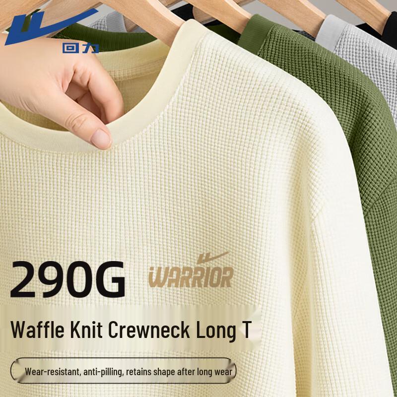 Warrior Waffle Texture Long-Sleeve T-Shirt M