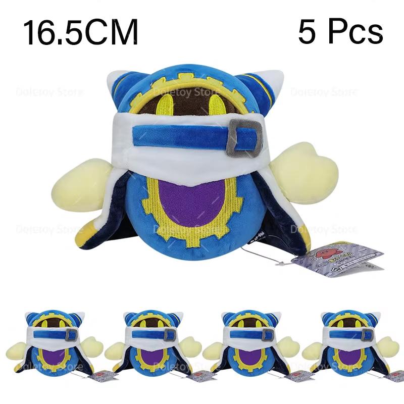 5 Pcs/Lot Anime Kirby Plush Doll Toys Kawaii Star Kirby Swimming Sword Bread Kirby Collection Christmas Birthday Gift for Kid
