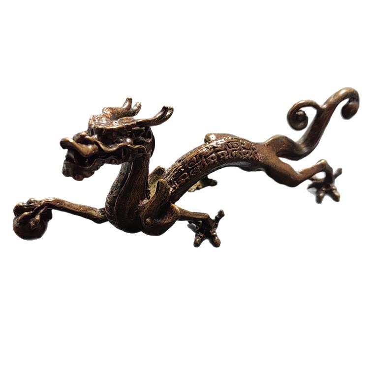Antique Bronze Dragon Zodiac Ornament for Home or Office