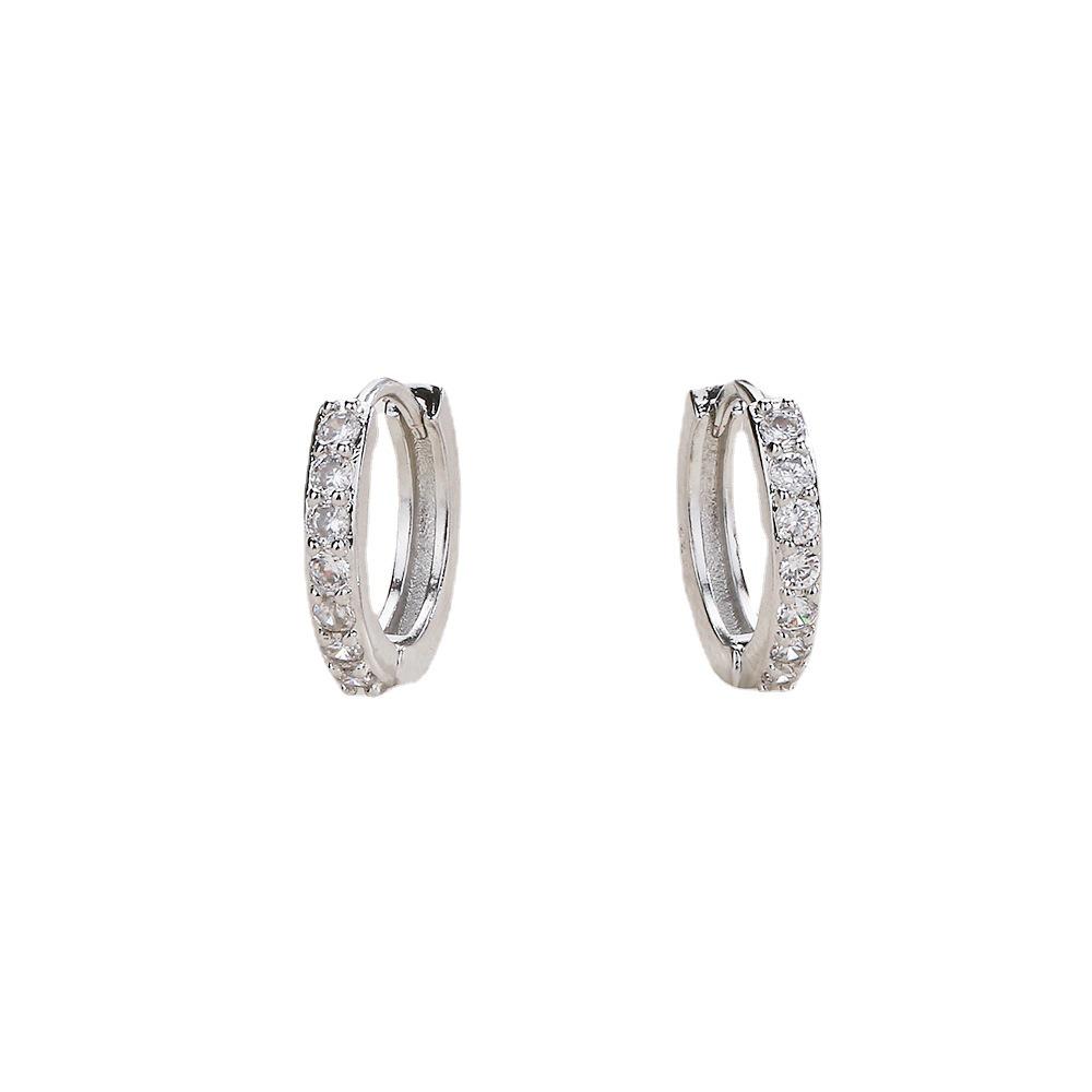 Einfache Diamant Zirkonia Creolen - Klassisch, Bequem und Verkaufsschlager