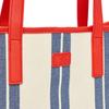 New MLB Canvas Bag, Tote Bag, Shopping Bag, Dumpling Mother Bag, Handbag, Shoulder Bag Unisex Light Navy Blue 3AORL03