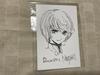 [USED] Illustration Card Mutsumi Inomata Art Book Bonus Mikleo 1 Piece