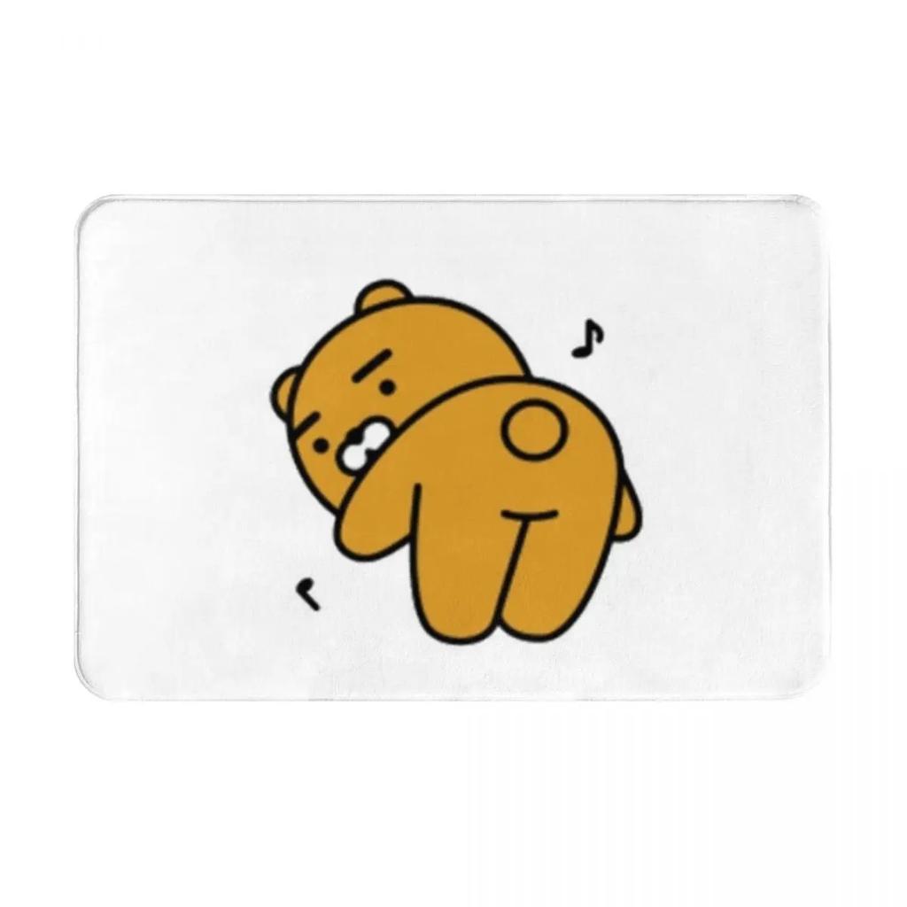 Disney Kakao Ryan Cartoon Door Mat Kitchen Bedroom Bath Living Room Balcony Entrance Carpet Non-slip Cute Home Decor Rug