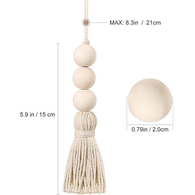 4/8Pcs Tassel Ornaments DIY Crafts Modern Boho Hanging Decorations Tassel Pendants for Backdrop Dorm Bedroom Curtain Home Decor