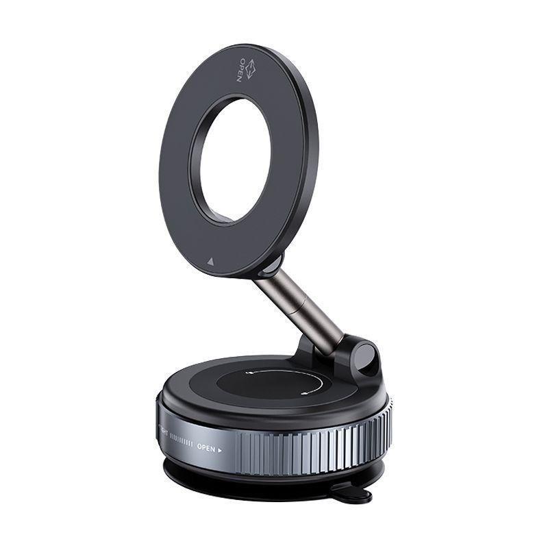 Adjustable Magnetic Car Phone Holder with Double Suction