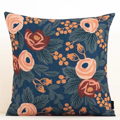 Decorative Cushion Covers Flower Floral Pillowcase Nordic Home Decor Living Room Hotel Sofa Seat Custom Throw Pillow Covers