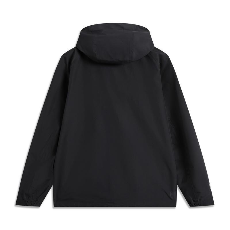 Li Ning CF Su Wan Long Jia Series Outdoor Breath Series Comfortable Casual Simple Hooded Loose Windproof Waterproof Breathable Jacket AEMV003-4