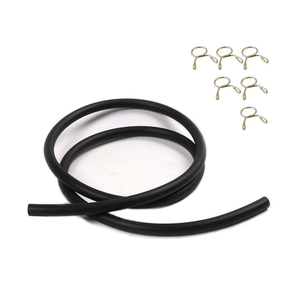 YFFSFDC Fuel Hose, Gasoline Hose, Hose Band, Inner Diameter 0.2 Inch (5 Mm), Outer