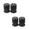 For Volkswagen b44pcs Car Wheel Tire Valve Caps Aluminum Airtight Covers for Mercedes Benz B/C/E/S Class A Class C200L GLC GLK New CLA GLA