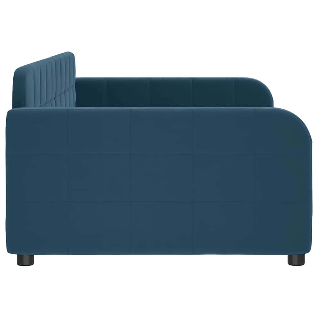 Daybed Blue 90x200 Cm Velvet