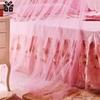 4 Colors Summer Elgant Hung Dome Mosquito Net for Double Bed Summer Polyester Mesh Fabric Home Bedroom Baby Adults Hanging Decor