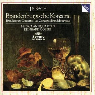 CD BACH; MUSICA ANTIQUA KOLN - Bach: Brandenburg Concertos/Branden 4231162 Archiv Produkti 1987 Germany Classical Used
