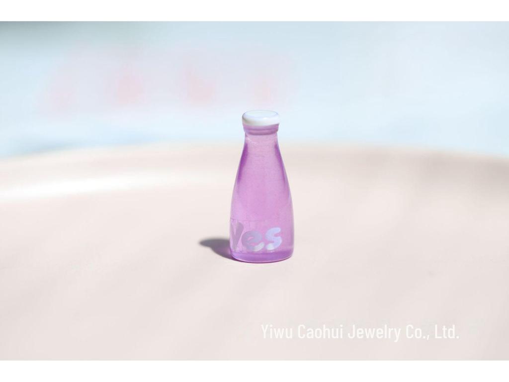 3D Transparent Beverage Bottle DIY Resin Ornament