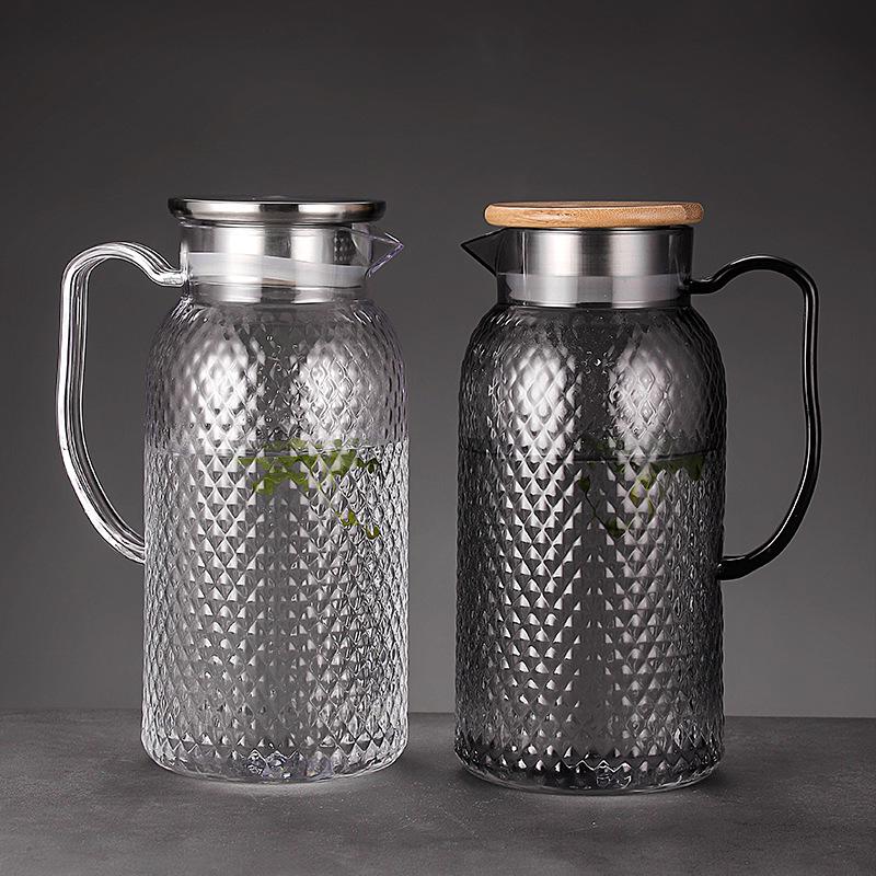 High-Temp Resistant Acrylic Juice Jug – Plastic Fruit Juice Pitcher for Bar, KTV, Restaurant, Cold Water or Fruit Tea.