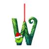 2D 26 Letter  Christmas Ornaments Acrylic Flat Christmas Tree Home Decorations Ornaments