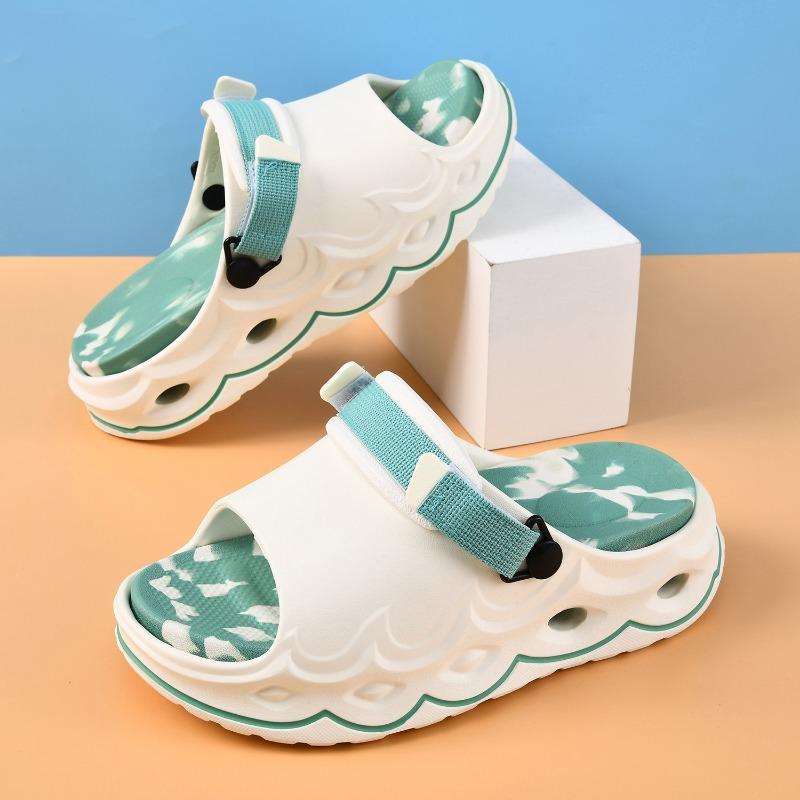 Casual Slippers Men's Lazy One-pedal Summer Couple's New Non-slip, Deodorant Soft Bottom Wear-resistant Outer Wear