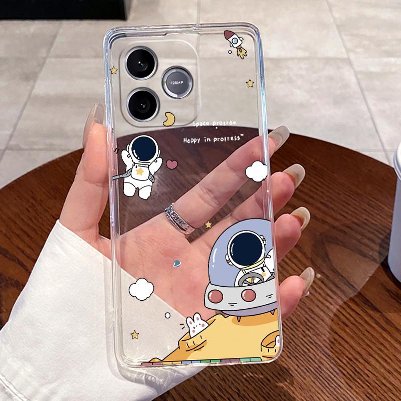 Jelly Casing For Honor 600 Lite / Honor 500 Smart 5G Clear Silicone Soft TPU Back Cover Cute Cat Rabbit Heart Protective Case