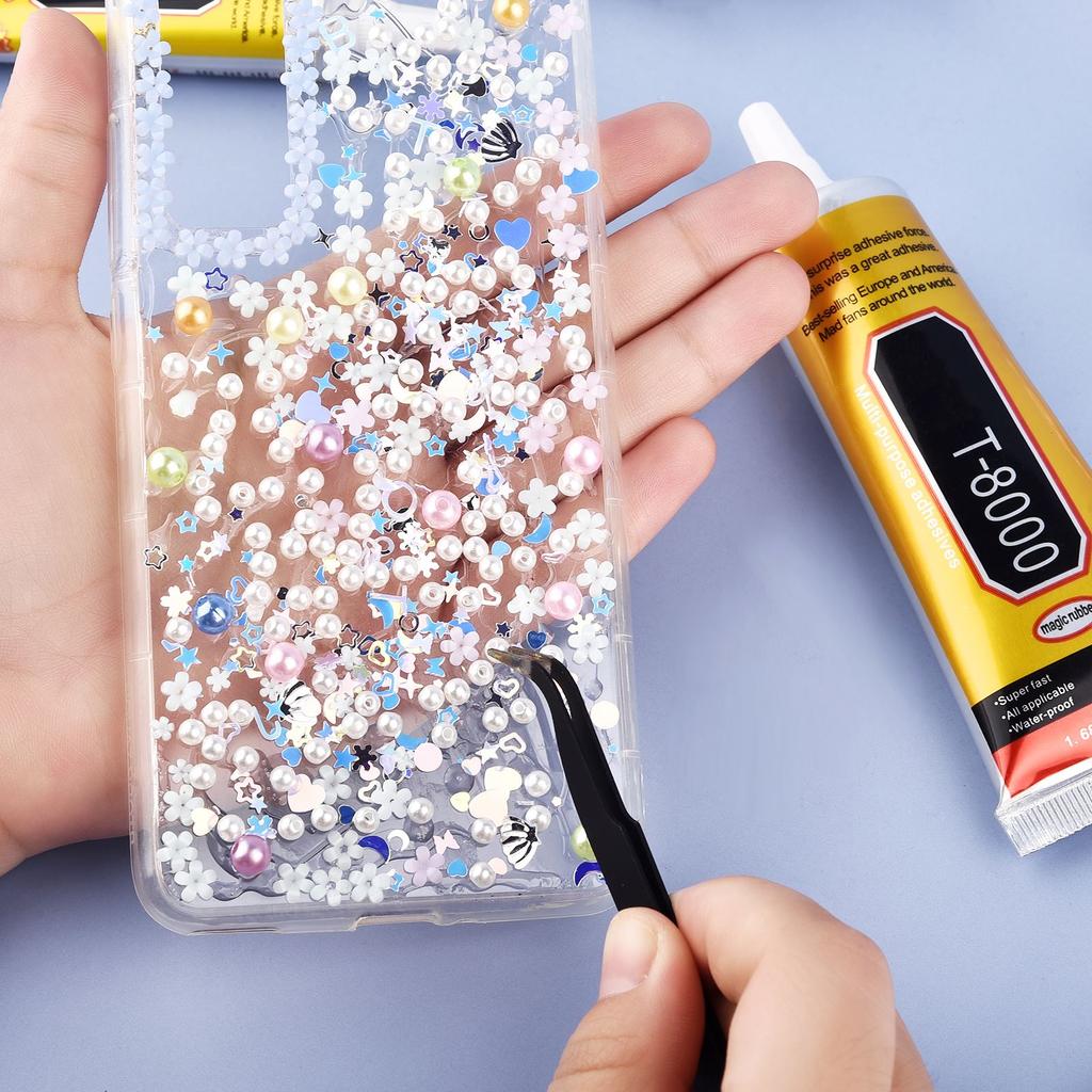 9/15/50/110ml B-7000 Glue T-8000 Adhesive Epoxy Resin Repair Cell Phone Touch Screen Liquid Glue Jewelry Craft Adhesive Glue