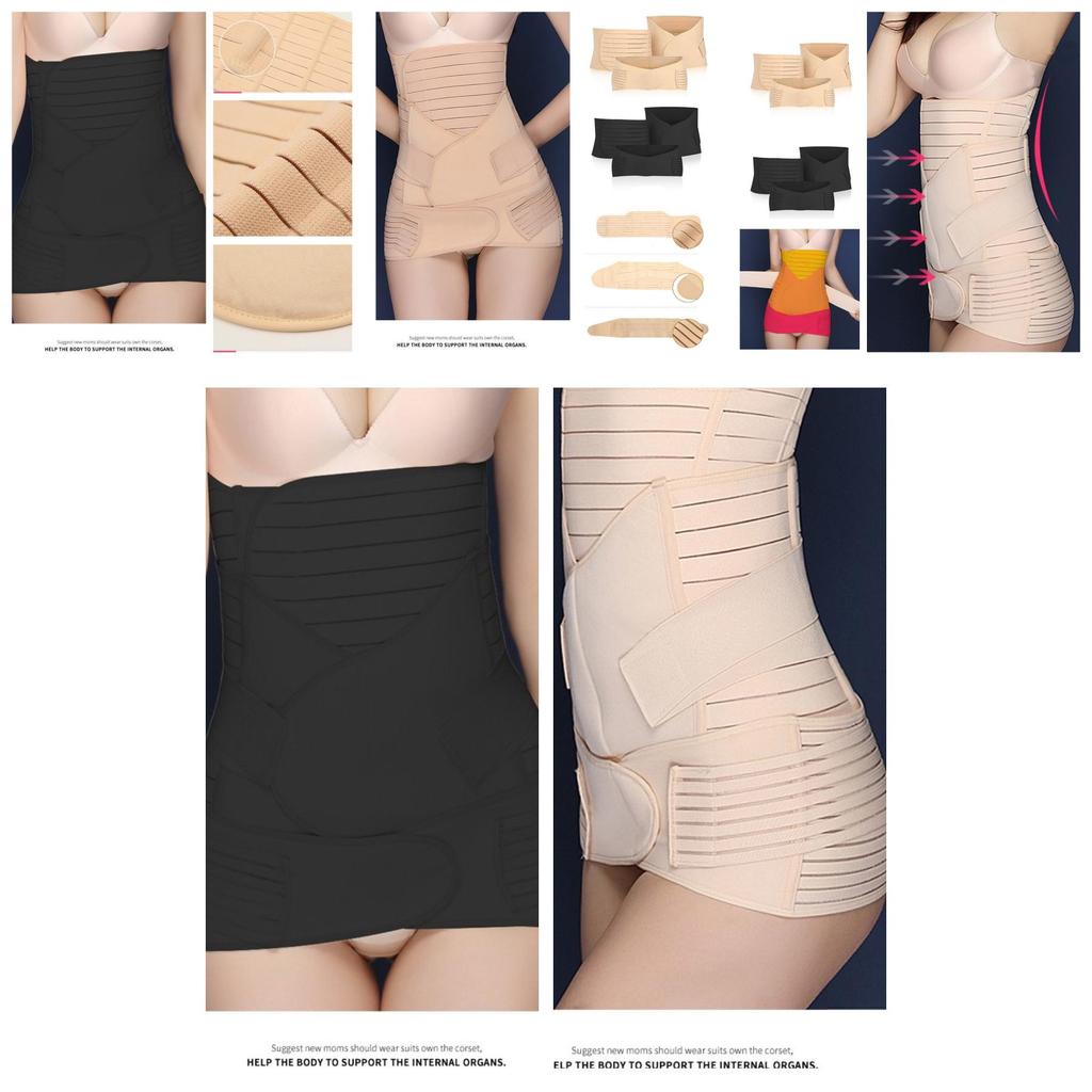 Brand Name Product Name Postpartum Abdominal Binder Three-piece Set For Maternity Women Suitable For Natural And C-section Delivery