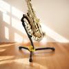Alto Tenor Saxophone Stand Metal Folding Saxophone Stand Adjustable Saxophone Floor Bracket Wind Instrument Accessories