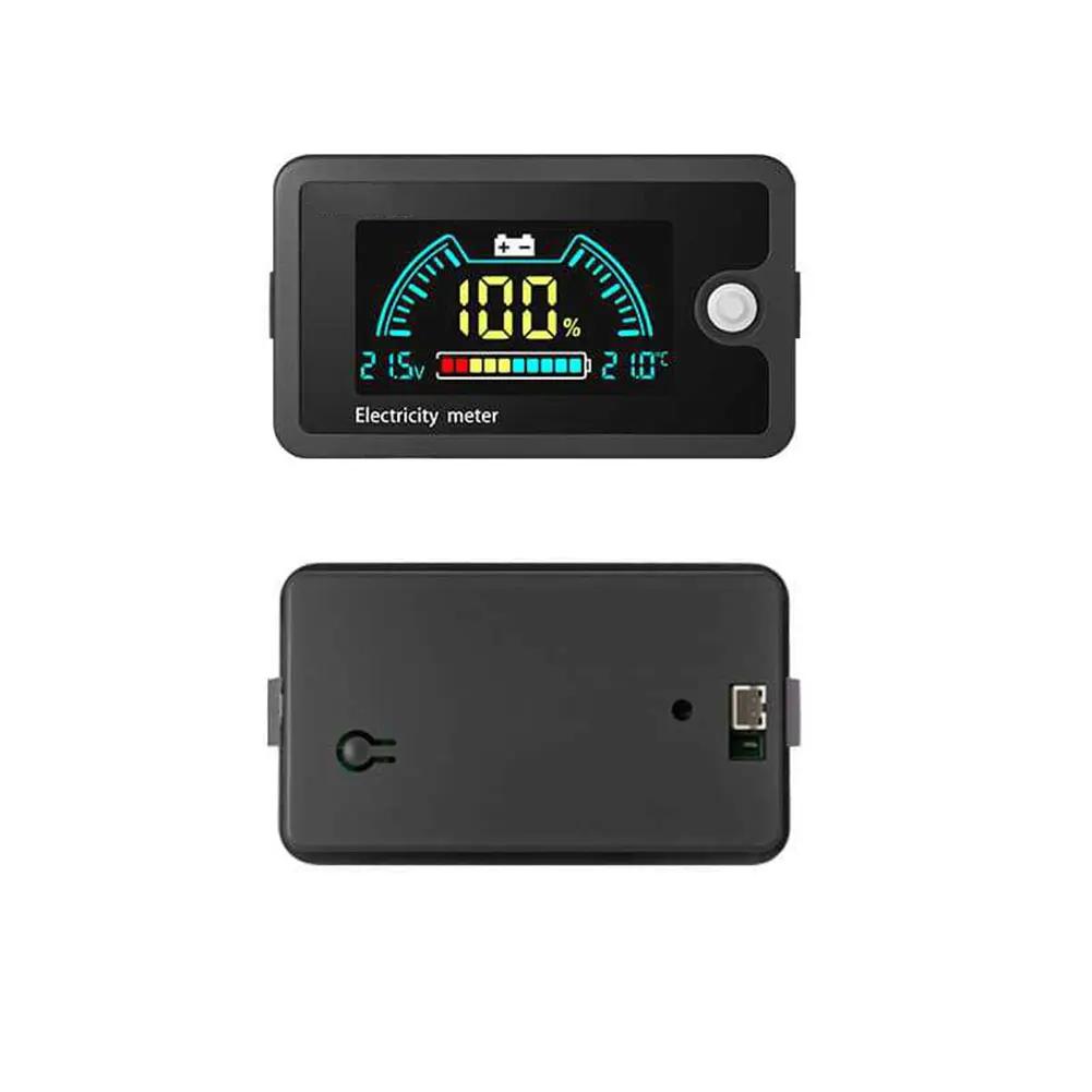 Battery Monitor For Golf Cart Battery Meter Digital Multimeter With LCD Display Car Accessories Interiors