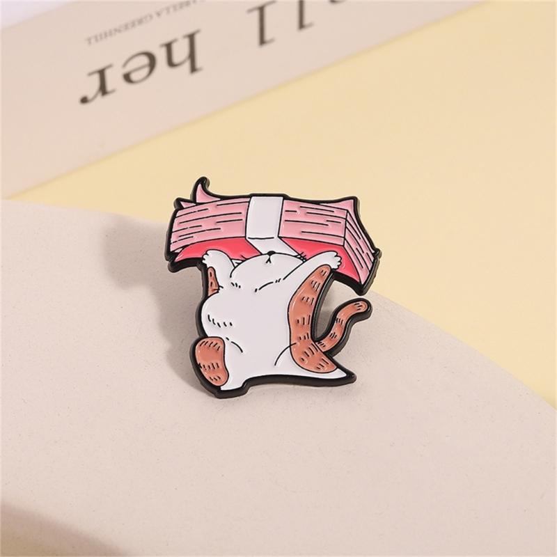Cats Themed Lapel Pin Versatile Outfit Enhancer Fashion Jewelry Accessory Perfect Gift For Cats Lover And Friend