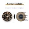 Intricate Hindu Goddess Statue Design Round Wall Clock, Spiritual Decorative Clock with Ornate Details, Unique Wall Watch for Me