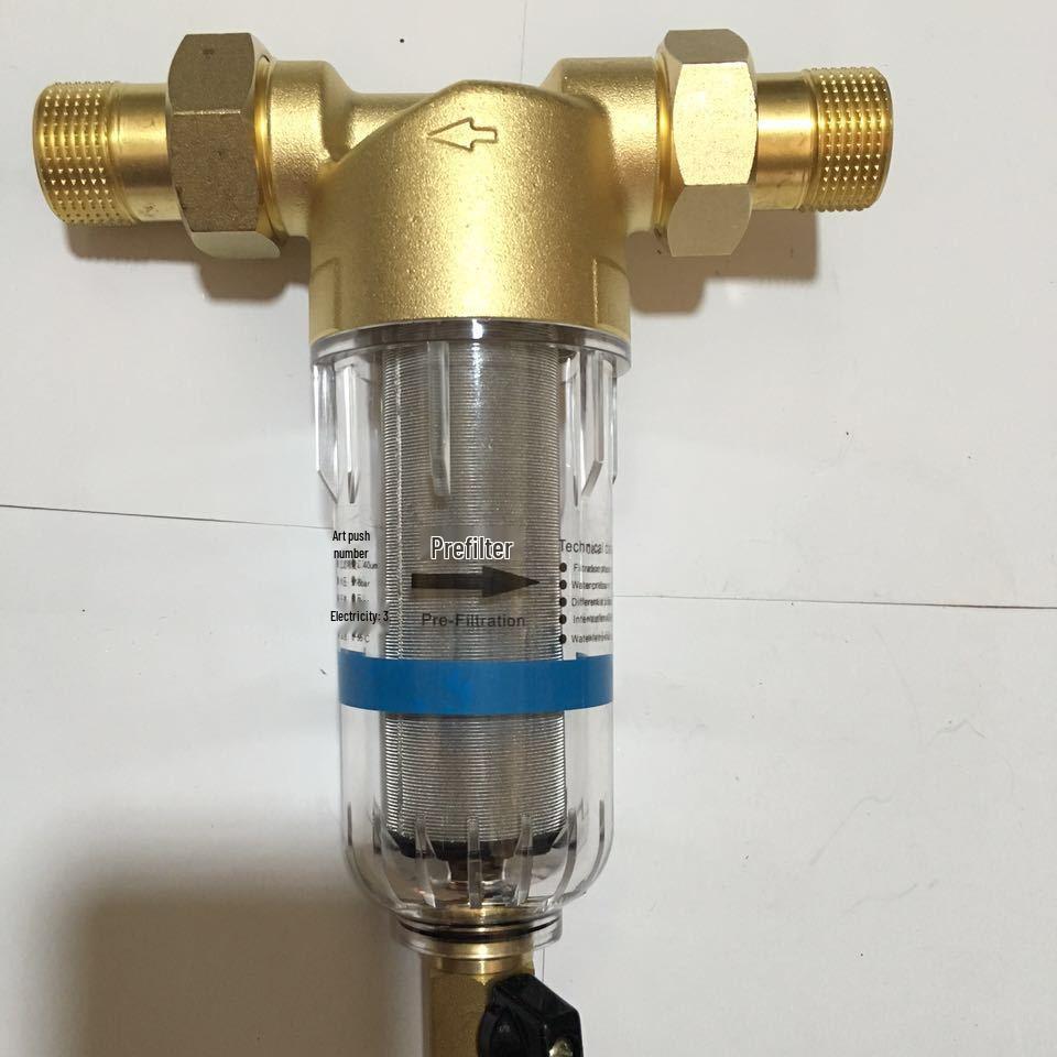 

Copper & Stainless Steel Pre-Filter Kitchen Water Purifier with Mesh Filtering System Includes 20 PPR